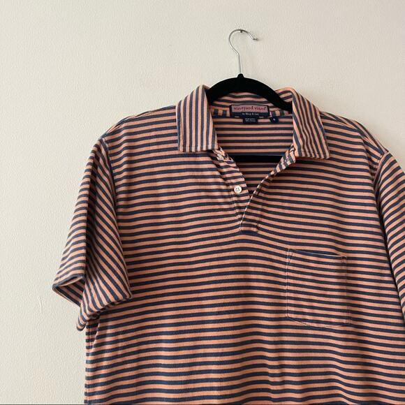 Vineyard Vines Striped Pocket Polo - Picture 3 of 7